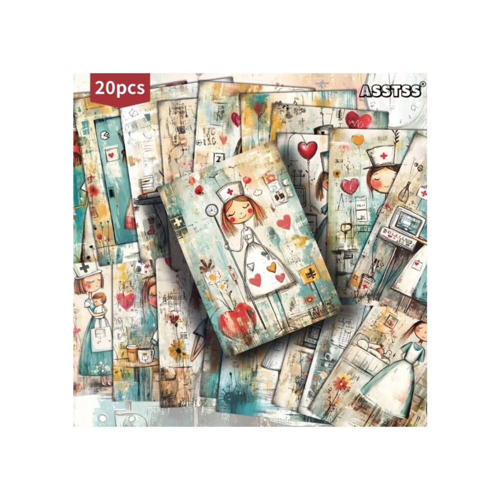 Illustrations Perfect for Scrapbooking & DIY Paper Crafts Junk Journals 20pc 4x6